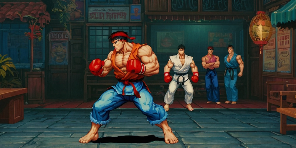 Street Fighter II game